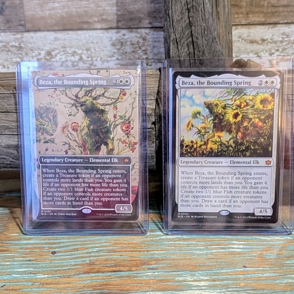 Magic The Gathering Edge Of Eternities Beza The Bounding Spring 0287 & 0002